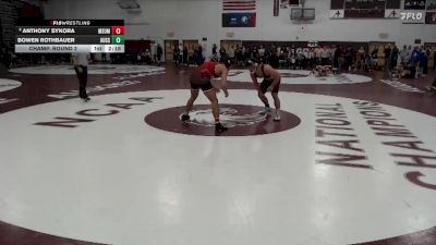 174 lbs Champ. Round 2 - Bowen Rothbauer, Augsburg vs Anthony Sykora, MSU Moorhead