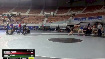 D3-175 lbs Cons. Round 2 - Brent White, Snowflake vs Easton Filetti, Poston Butte