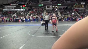 110 lbs Cons. Round 1 - Skylee McConnell, Russell Wrestling Club vs Breanna Lopez, Chapman