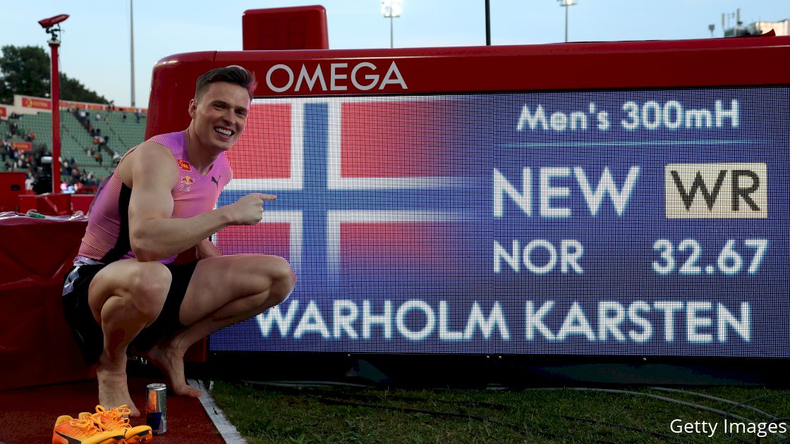 WORLD RECORD! Karsten Warholm Re-Breaks Men's 300m Hurdles