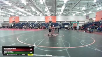 285 lbs Champ. Round 2 - Jake Edwards, Wesleyan (CT) vs Josh Lanka, RIT