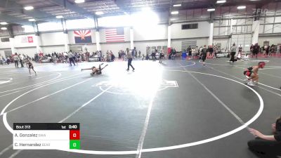 73 lbs Consolation - Aj Gonzalez, Savage House WC vs Caden Hernandez, Bear Wrestling Club