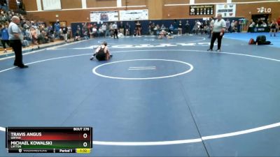 106 lbs Semifinal - Michael Kowalski, Layton vs Travis Angus, Uintah