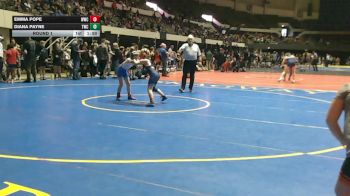 79-85 lbs Round 1 - Emma Pope, Williamsburg Wrestling Club vs Diana Payne, Tabb Wrestling Club