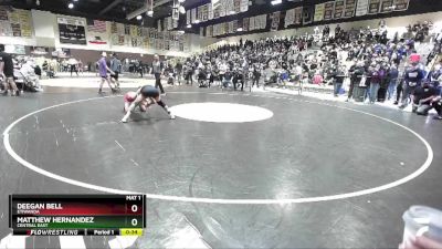 106 lbs Cons. Round 6 - Deegan Bell, Etiwanda vs Matthew Hernandez, Central East