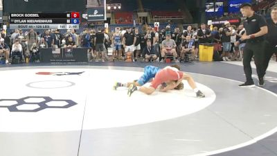 126 lbs Champ. Rd Of 128 - Brock Goebel, Nebraska vs Dylan Nieuwenhuis, Michigan