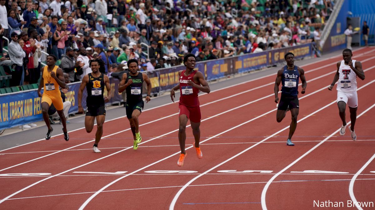 Drama In The Men's 400M Finals At 2025 NCAA TF Championships