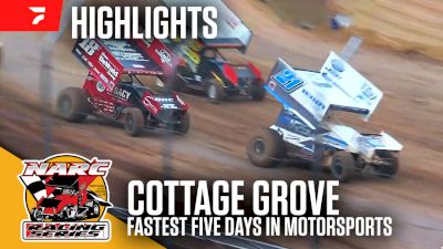 Highlights | 2025 NARC 410 Sprints at Cottage Grove Speedway