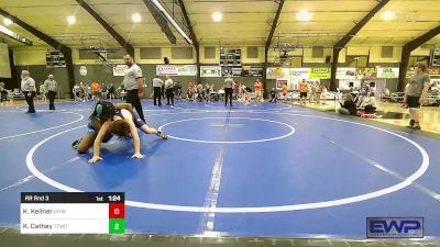 117 lbs Rr Rnd 3 - Kaven Kellner, Monett Youth Wrestling Club vs KiMorah Cathey, Team Tulsa Wrestling Club