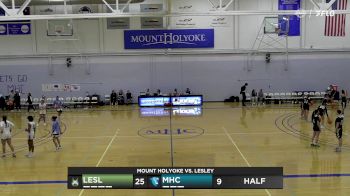 Replay: Lesley vs Mount Holyoke | Dec 10 @ 7 PM