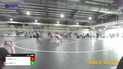 84 lbs Consi Of 16 #2 - Tory Rice, Prodigy Elite Wrestling vs Brylee Irsik, Nebraska Wrestling Academy