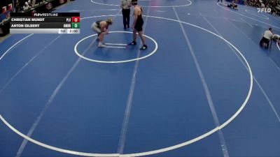190 lbs Quarterfinals (8 Team) - Anton Gilbert, Omaha Bryan vs Christian Mundt, Papillion-La Vista