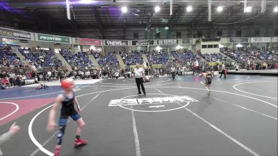 66 lbs Quarterfinal - Apollo Rojas-Crawford, Bear Cave vs Rowan Robison, Black Fox Academy