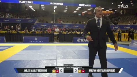 Raelynn Montilla Rodriguez vs Anelise Marley Escobedo 2026 Pan Kids Jiu-Jitsu IBJJF Championship