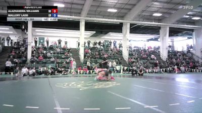 180 lbs Champ. Round 2 - Alazhandra Williams, Hiram College vs Mallory Ladd, Lindsey Wilson