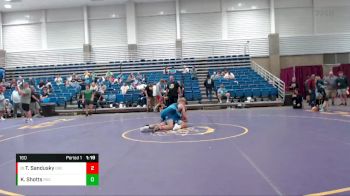 160 lbs Cons. Round 2 - Tyler Sandusky, Greencastle vs Kale Shotts, Rochester