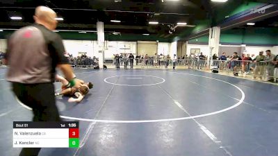 150 lbs Round Of 128 - Niko Valenzuela, CA vs Jack Kancler, NC