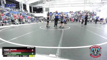 140 lbs Round 3 - Tyson Cunningham, Topeka Blue Thunder vs Bobby Wilmas, Clearwater