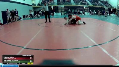 160 lbs Champ. Round 3 - Caydn Smith, Hybrid Wrestling Club vs Zachary Tranum, Lebanon Tiger Wrestling Club