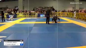 COLLIN STRYKER JAMES vs JHADEIZE TYLER K SALAZAR 2021 American National IBJJF Jiu-Jitsu Championship