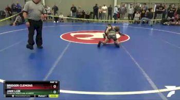 78 lbs Champ. Round 1 - Bridger Clemons, RWC vs Jake Luik, Scanlan Wrestling Academy