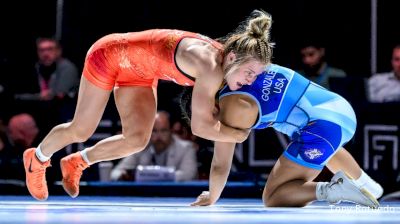 53 kg Champ. Round 2 - Felicity Taylor, Big Game WC/ TMWC vs Brianna Gonzalez, Iowa Women's Wrestling Club/TMWC