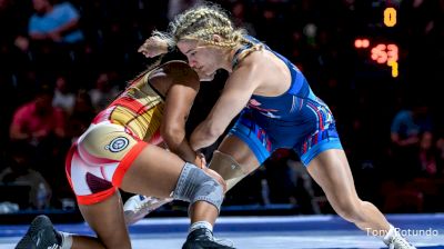 57 kg Champ. Round 2 - Amanda Martinez, Cardinal WC/TMWC vs Helen Maroulis, TMWC