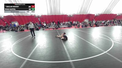 12U Boys - 86 lbs Quarters - Evan Happel, Immortal Athletics WC vs Declan Moody, Askren Wrestling Academy