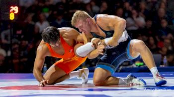 86 kg Champ. Round 1 - Zahid Valencia, Cowboy RTC/TMWC vs Kyle Dake, Nittany Lion Wrestling Club/TMWC