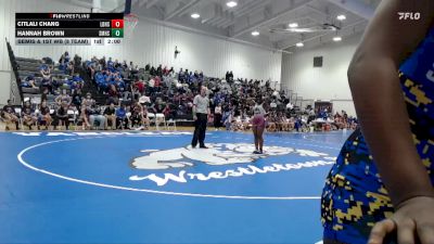 152 lbs Semis & 1st Wb (8 Team) - Layla Turner, Long Beach vs Tania Hinton, St. Martin High School Girls
