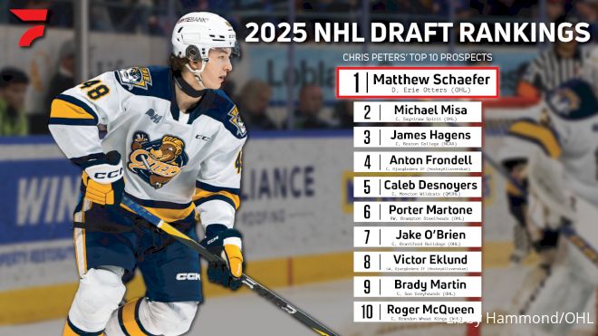 2025 NHL Draft Rankings: Matthew Schaefer Tops Chris Peters' Final Top 100