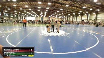 130 lbs Rd# 1 9:00am Friday - Titan Powell, PA Gold vs Marshall Quodala, Ranger Wrestling Club