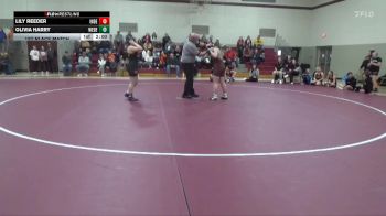 146-154 lbs 1st Place Match - Lily Reeder, Independence Girls vs Olivia Harry, West Delaware Girls