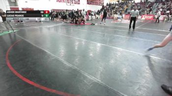 138 lbs Cons. Round 2 - Asher Martinez, Ventura vs Lucas Pearce, Temescal Canyon