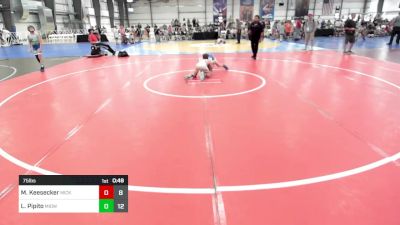 75 lbs Rr Rnd 1 - Mason Keesecker, Micky's Minions Blue vs Luke Pipito, Midwest Monsters