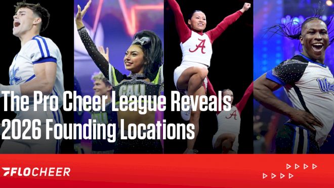 The Pro Cheer League Reveals 2026 Founding Locations