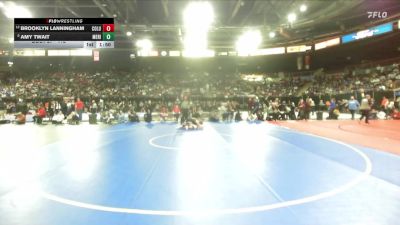 115 lbs Champ. Round 1 - Amy Twait, Meridian vs Brooklyn Lanningham, Columbia