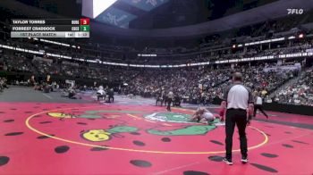 138-2A 1st Place Match - Forrest Craddock, Colorado Springs Christian vs Taylor Torres, Walsenburg Jr/Sr High School
