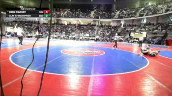 132-3A Semifinal - Clay Christopher, White County vs Aden Oglesby, Dawson County