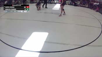 155 lbs Quarterfinal - Alexa Aldag, Nebraska vs Ashlyn Forbes, Plainview Pirates