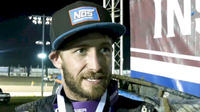 Justin Grant Reacts After USAC Bridgeport Eastern Storm Victory