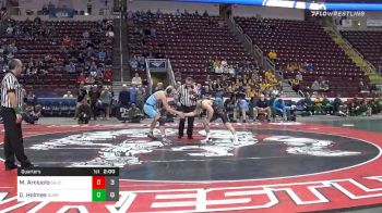 170 lbs Quarterfinal - Mathew Arciuolo, Saucon Valley Hs vs Domnic Holmes, Burrell Hs