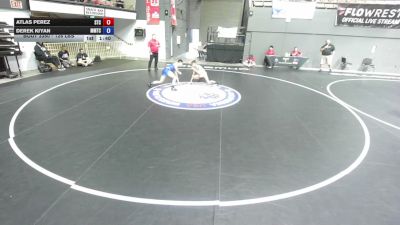 126 lbs 1st Place Match - Atlas Perez, SilvaBack Training Center vs Derek Kiyan, MTC - MANTANONA TRAINING CENTER