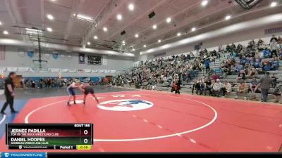 250 lbs Semifinal - Daniel Hoopes, Sheridan Wrestling Club vs Jernee Padilla, Top Of The Rock Wrestling Club