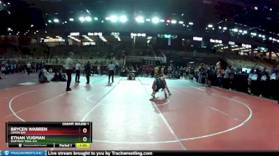 132 lbs Champ. Round 1 - Brycen Warren, Lemon Bay vs Ethan Vugman, Bartram Trail H.S.