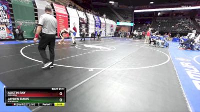 150 Class 2 lbs Cons. Round 1 - Austin Ray, Sullivan vs Jayden Davis, Boonville