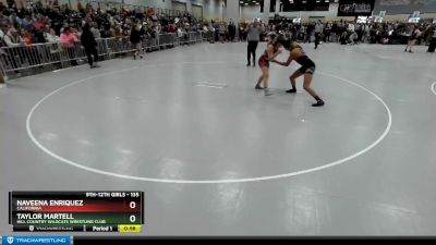 135 lbs Cons. Round 1 - Taylor Martell, Hill Country Wildcats Wrestling Club vs Naveena Enriquez, California