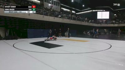 115 lbs Semifinal - Wyatt Kiner, Mount Holly Springs vs Gino Bozzi, Bangor