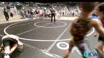49 lbs Quarterfinal - Jameson Mantle, Wagoner Takedown Club vs Wrenland Roberts, Wesley Wrestling Club