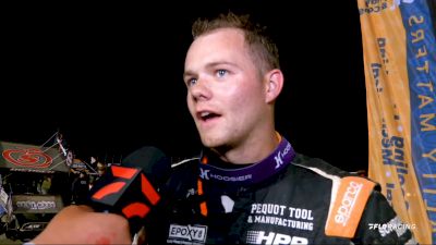 Parker Price-Miller Reacts After Waynsfield All Stars Ohio Sprint Speedweek Win